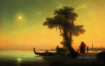  russisch - Blick auf Lagune von Venedig 1841 Verspielt Ivan Aivazovsky russisch